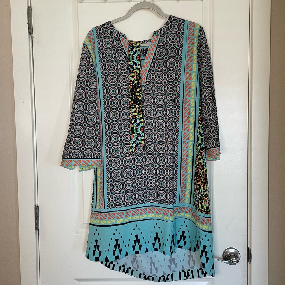 Hale Bob colorful printed dress